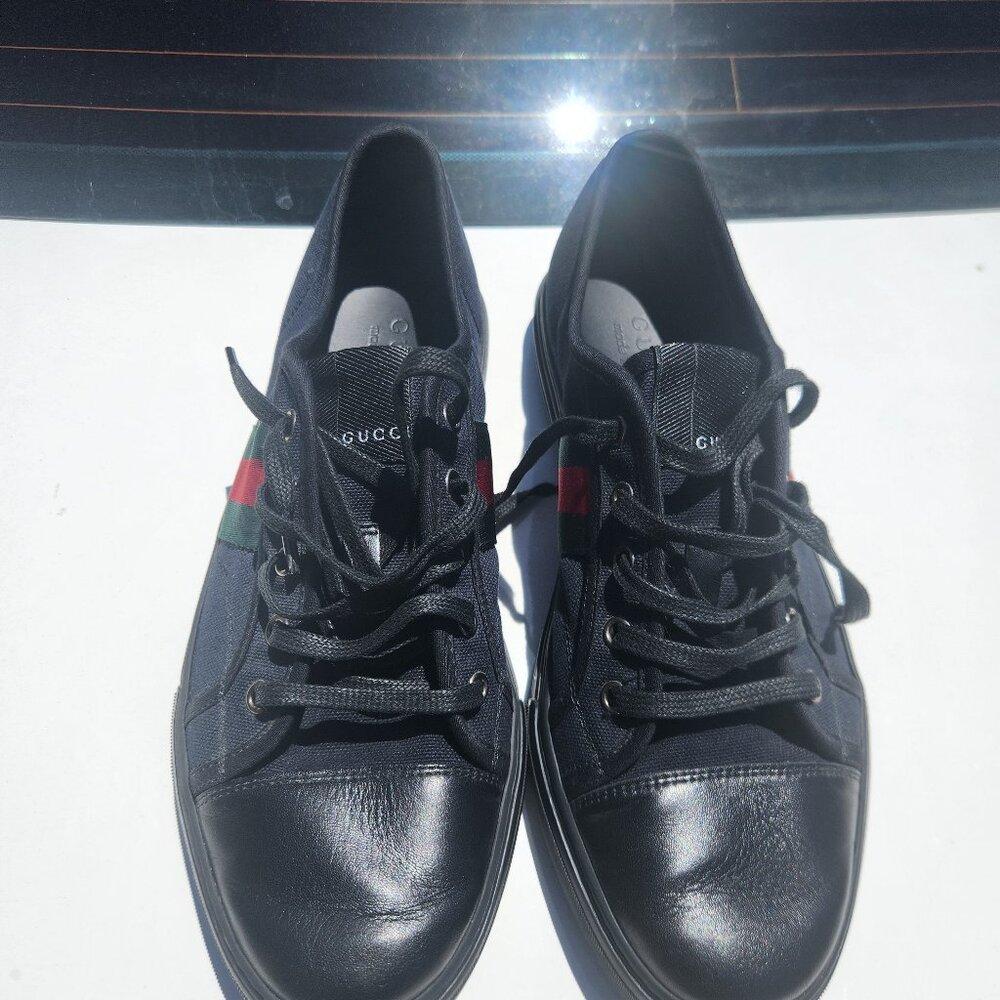 COPY - Gucci Web Sneakers Canvas sz 9